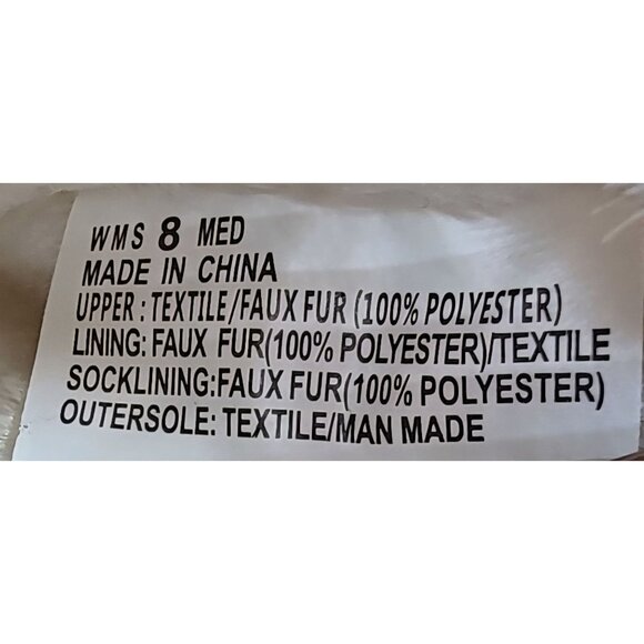 SO Winter Boots Paulina Leopard Print Faux Fur Lined Womens Size 8 No Box - Picture 9 of 12